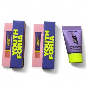 YOUTH FORIA Night Off Deep Cleansing Green Tea Jelly Cleanser /Pregame Primer